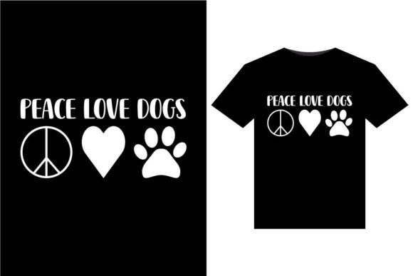 Peace Love Dogs T-Shirts Design Review
