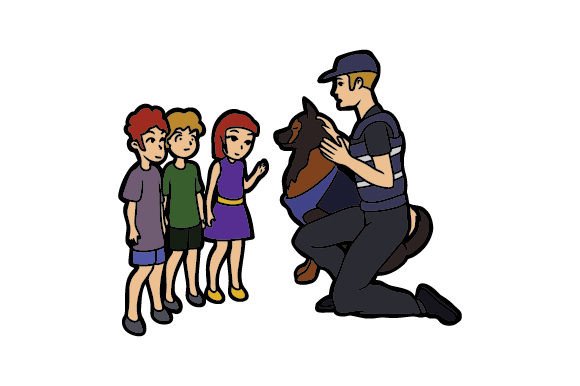 Police Partner Teachings Kids About K-9
