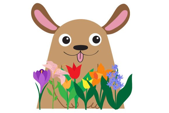Retro Spring - Dog and Flowers: A Practical Review for Embroidery Designers