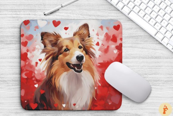 Sweet Shetland Sheepdog in Valentine